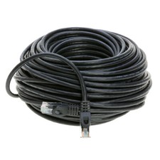 CAT6 Ethernet Patch Cord RJ45 LAN Network Cable Black 25FT- 200FT Multi-Pack LOT