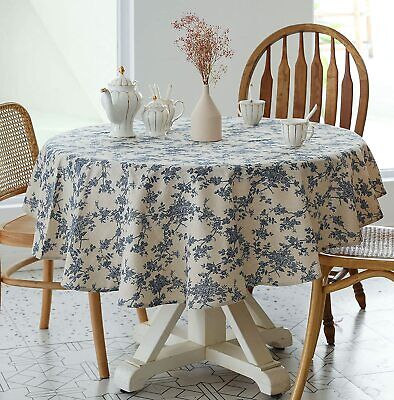 Past Round Tablecloth 60 Inch Dia, Linen For 60 Round Table