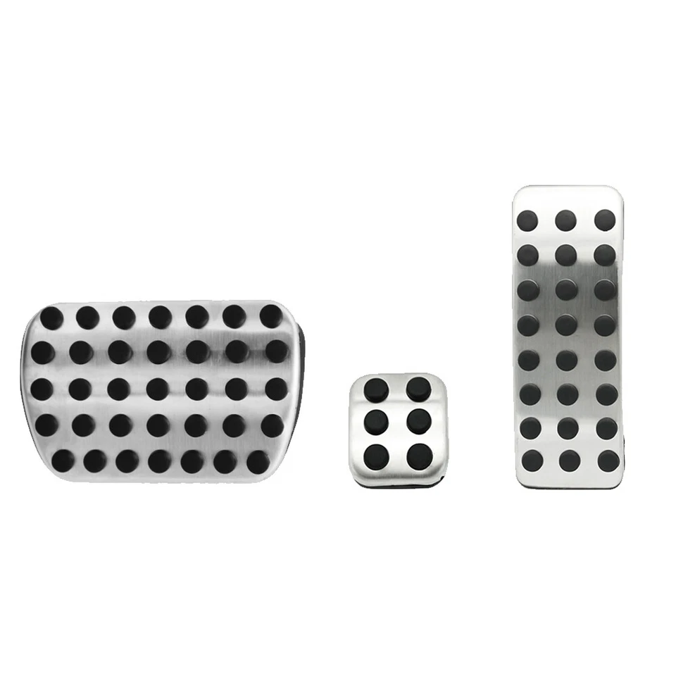 Cubierta de pedal de estacionamiento de freno de acelerador de acero inoxidable para Mercedes CLA250 GLA250 Foto 2 de 4