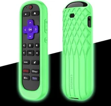 Case for Roku Voice Remote Pro (2nd Edition) Shockproof Silicone Remote Cover