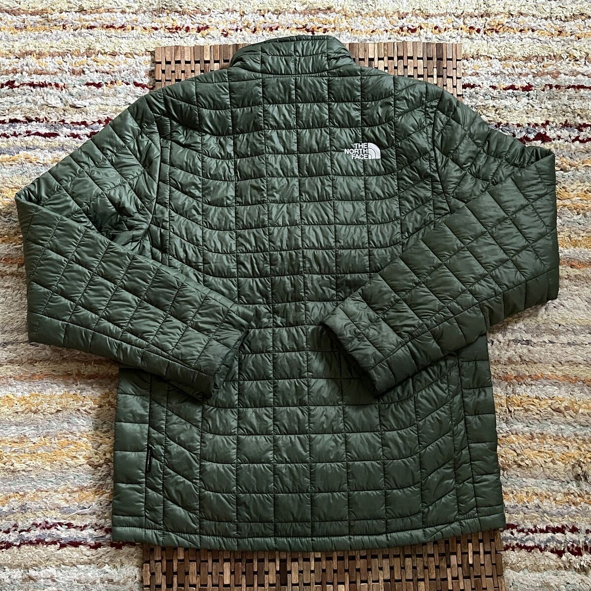 The North Face TNF Thermoball Eco Forest Green Puffer Jacket The North Face TNF Thermoball Eco Forest Green Puffer Jacket