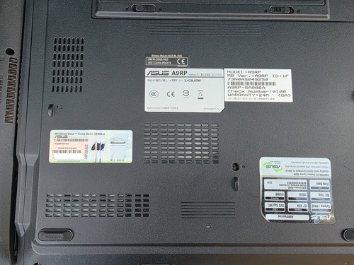 4 x Laptop Konvolut /HP /Asus/ Toschiba /Fujitsu/Siemens ungeprüft Teile - Bild 12 von 14
