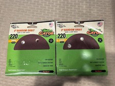 25-pack 5" 220G Sand Disc No 3781 Ali Industries Very Fine Gator Made In USA