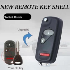 Upgraded Flip Key Shell for 2001 2002 2003 2004 2005 Honda Civic Element Pilot