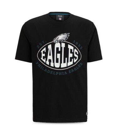 New Hugo Boss X NFL Philadelphia Eagles Limited Edition Men TSHIRT Logo S M  L XL