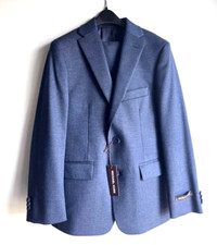 Michael Kors Boys Slim Fit Dark Blue 2 piece Suit 10R/25"W NEW