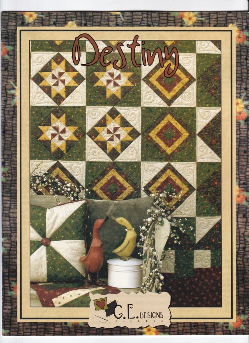 Destiny GE Designs Iceland 9 Quilting Patterns Booklet | eBay