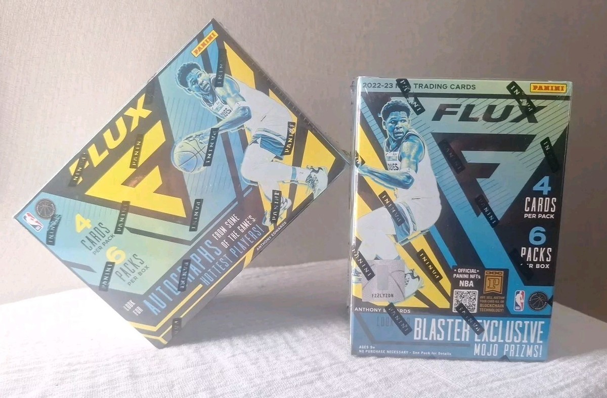 2 BOX 2022-23 Panini Flux NBA Basketball Card 6 Pack Each