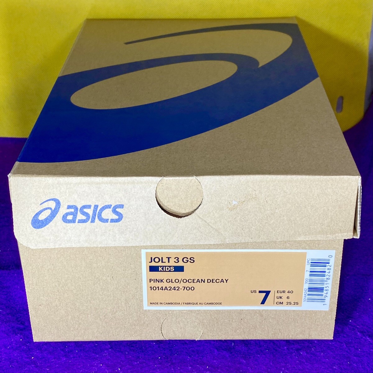 ASICS JOLT 3  Running Shoes Men’s/Boy’s 7 Women’s 8.5 Pink 1014A242-700 NIB ONE Asics Jolt 3 Grade School Pink/Teal Athletic Shoe: Left  main image 4