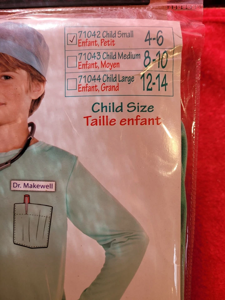 Disfraz de Doctor Halloween para niño talla 4-6 Foto 2 de 4