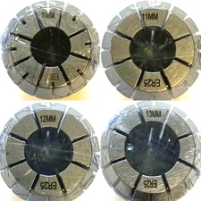 DOMINATOR ER25 METRIC COLLETS 0.0004" T.I.R., PICK FROM: 10, 11, 12, OR 13mm