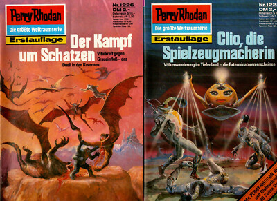 2 Perry Rhodan Hefte 1. Auflage - 1226 + 1228   *1985
