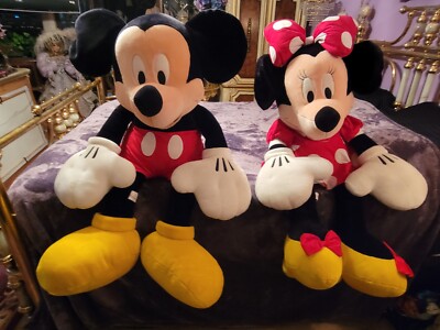 WOW RARE DISNEY 44”T MICKEY & MINNIE MOUSE Stuffed Animals BIGGEST