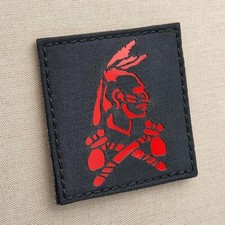 Patch morale Red Squadron Seal Team The Tribe riflettente DEVGRU US Navy Seals