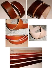 Lederriemen 2 - 9 cm in EXTRA 6mm Stärke Dickleder Flachriemen bis 200cm länge