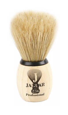 Premium Jaguar Vintage Friseur Salon Rasierbürste Holz Eber Borste