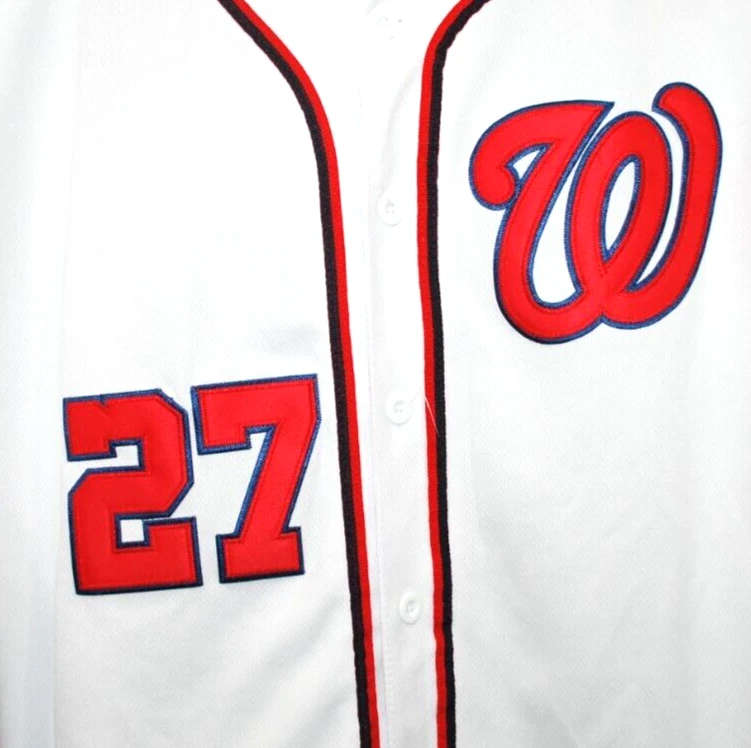 Бейсбольная футболка Washington Nationals MLB Jordan Zimmermann подлинная Majestic - Изображение 4 из 4
