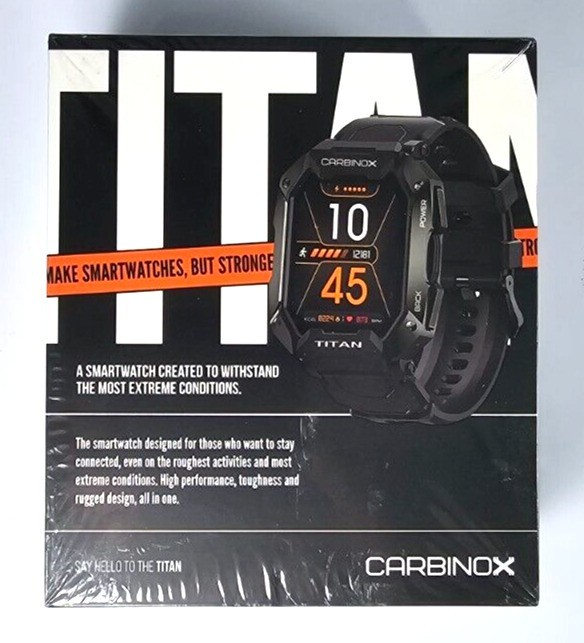 CARBINOX Titan Smartwatch IP69K Waterproof Rugged Smart Watch NEW SEALED BOX eBay
