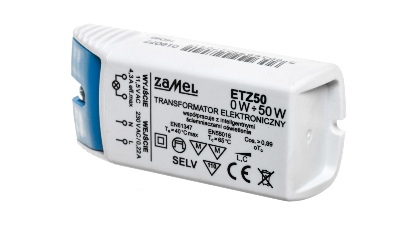 Electronic transformer 230/11.5V 0-50W ETZ50 LDX10000041 /T2UK