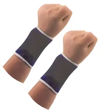 2 x Wrist Brace Elastic Support Band Hand Forearm Sleeve Arthritis Tennis Gym 