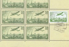 FDC 2025_Carte 1er jour_fdc_soie_Avion survolant Paris,timbre de l'affiche 2025.