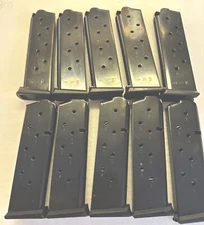 10 Pack 1911 Full Size 8 Round Steel Magazine Clip For Pistol 