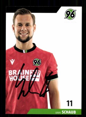 Louis Schaub Autogrammkarte Hannover 96 2023-24 Original Signiert