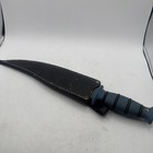 Vintage Condor Jungle Bowie Blue High Carbon Steel Fixed Blade Knife W Sheath — photo 7