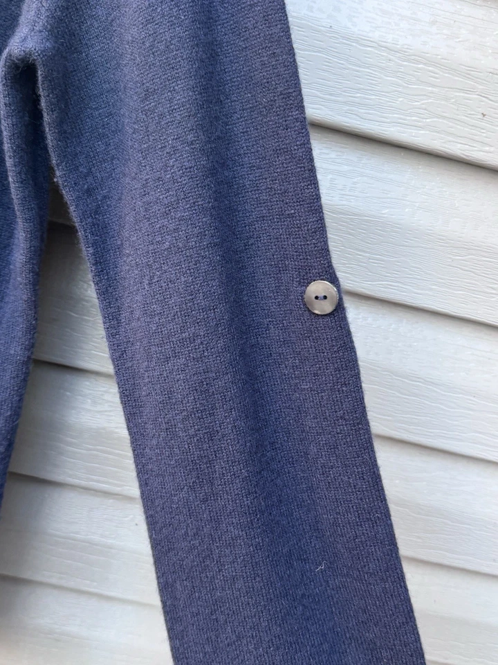 Autumn Cashmere Women's Long Sleeves Round Neck Cashmere Sweater Black Small - Image 3 of 4