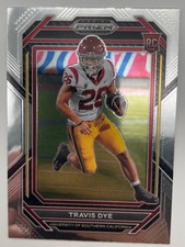 2023 Panini Prizm Draft Picks - Travis Dye #129 (RC) USC