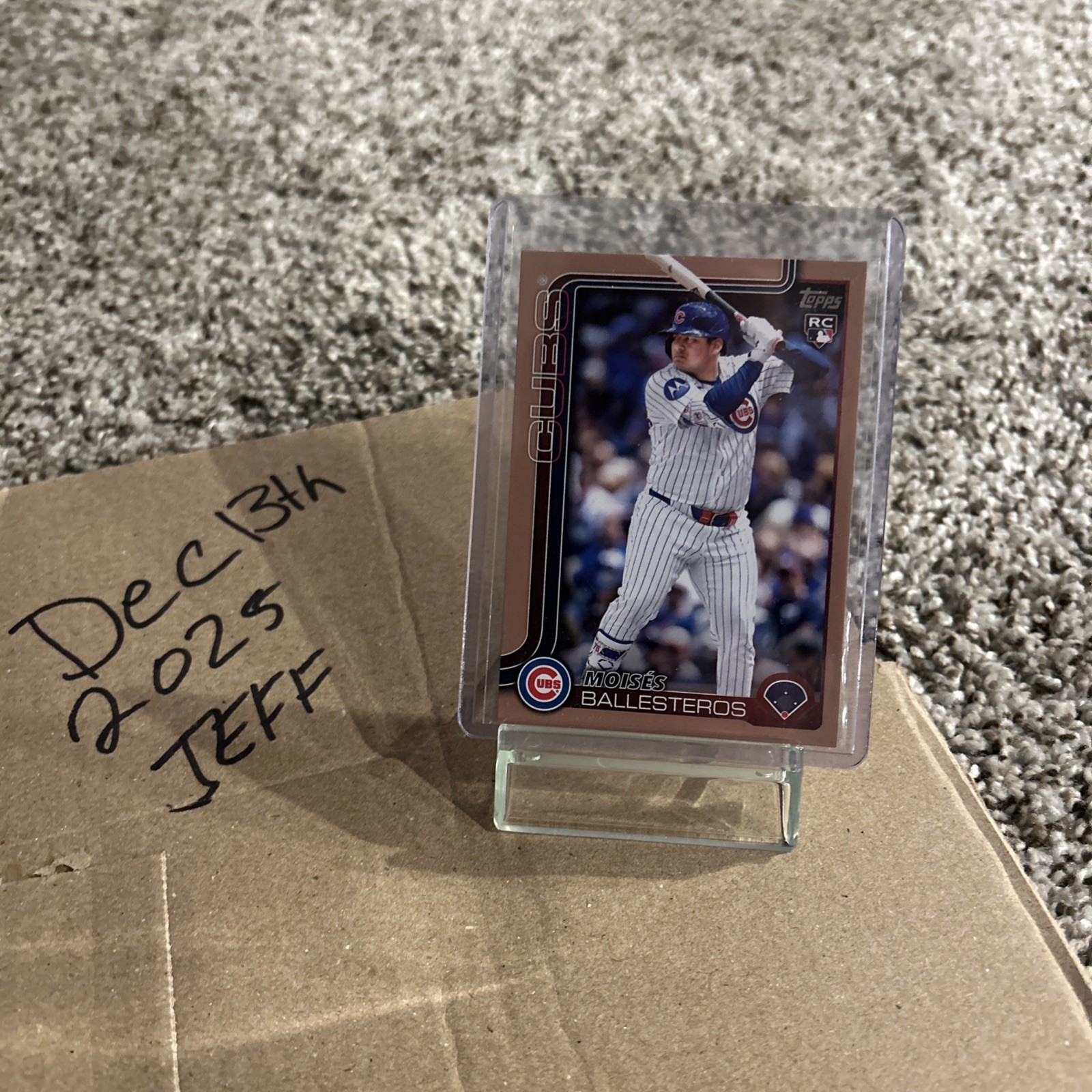 2025 Topps Update Moises Ballesteros US262 Gold 2025