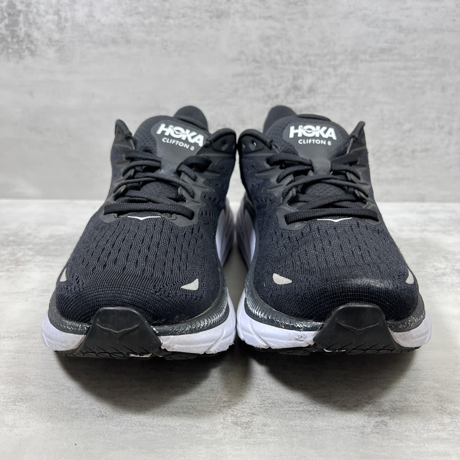 Hoka One One Clifton 8 Running Shoes - Women's Size 7 D Wide - Black thumbnail 3