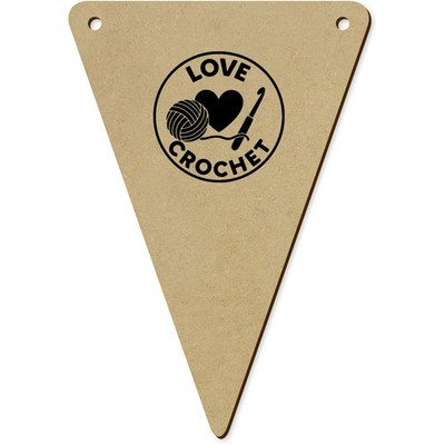 5 Wimpel/Fahnen ''Love Crochet'' 140 mm (BN00089634)