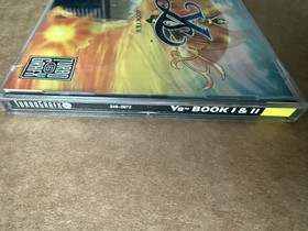 Ys Book I & II 1 2 TurboGrafx CD Version w/ Case & Manual - No Map - Works