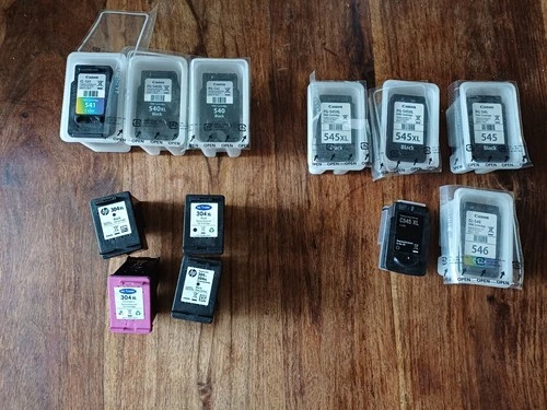Empty Cartridge Bundle 8x CANON 540/541/545/546 - 4x HP 304 Normal and XL Yeld