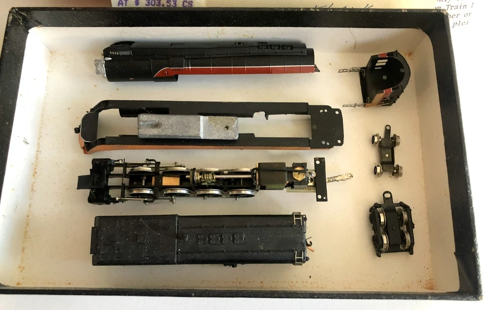 Key Imports Brass "Southern Pacific" Daylight GS-4  #4449  Project, PLEASE READ - Image 2 of 3