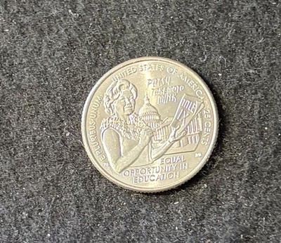 2024 D PATSY TAKEMOTO MINK AMERICAN WOMAN QUARTER Circulated Free Shipping