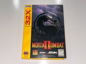 Mortal Kombat II (Sega 32X, 1994) CIB Complete in Box with Manual N MINT