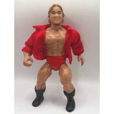 VTG 1985 AWA Larry Zybsko Vintage Wrestler w Red Jacket Action Figure Damaged