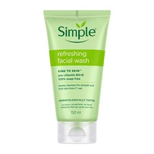 Simple Kind To Skin Refreshing Facial Wash 150ml Face Cleanser All Skin Types