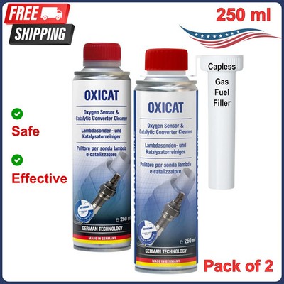 OXICAT- Oxygen Sensor & Catalytic Converter Cleaner-Engine Fuel & Exhaust 2Pack.