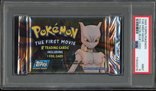 1999 TOPPS POKEMON THE FIRST MOVIE FOIL PACK BLUE LOGO PSA 9