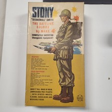 Vintage 1960  s Stony Stonewall Smith The Battling Soldier by Marx Pre-Owned