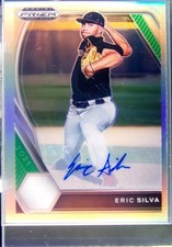 2021 Prizm Draft Picks Eric Silva Auto #PDP115 Lions Base Autographs Silver