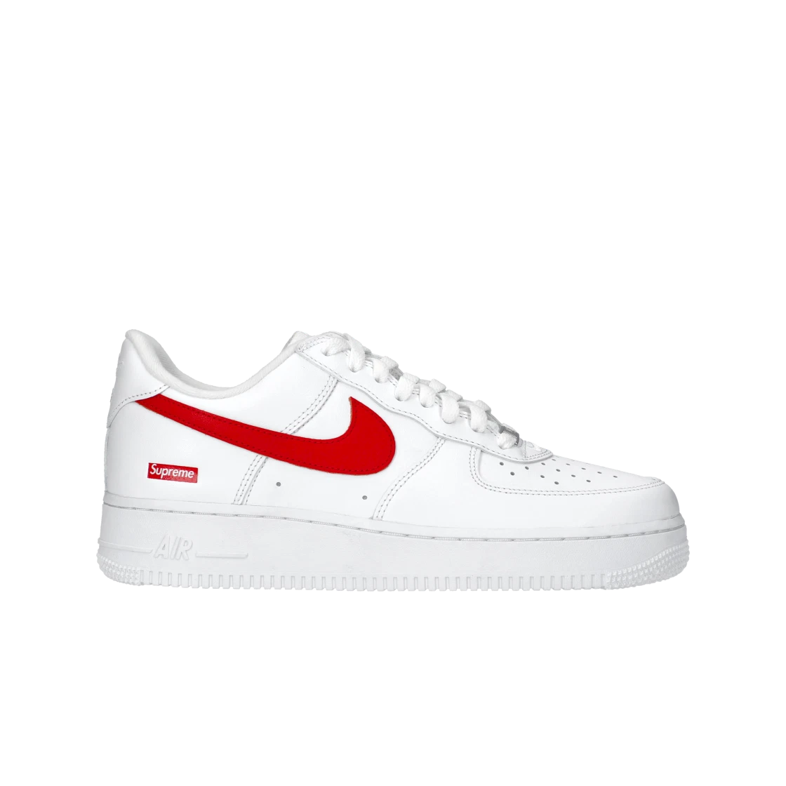 Nike x Supreme Air Force 1 Low White Speed Red   Exclusivité Shanghai Store