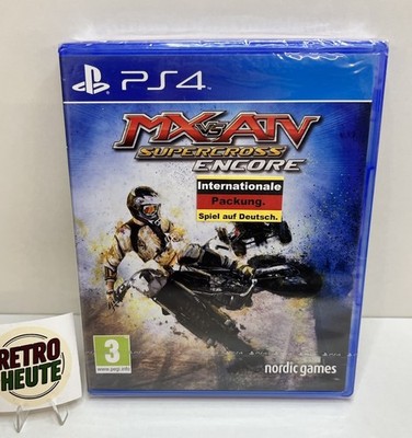 MX vs. ATV Supercross - Encore Edition PS4 Neu & OVP Sealed