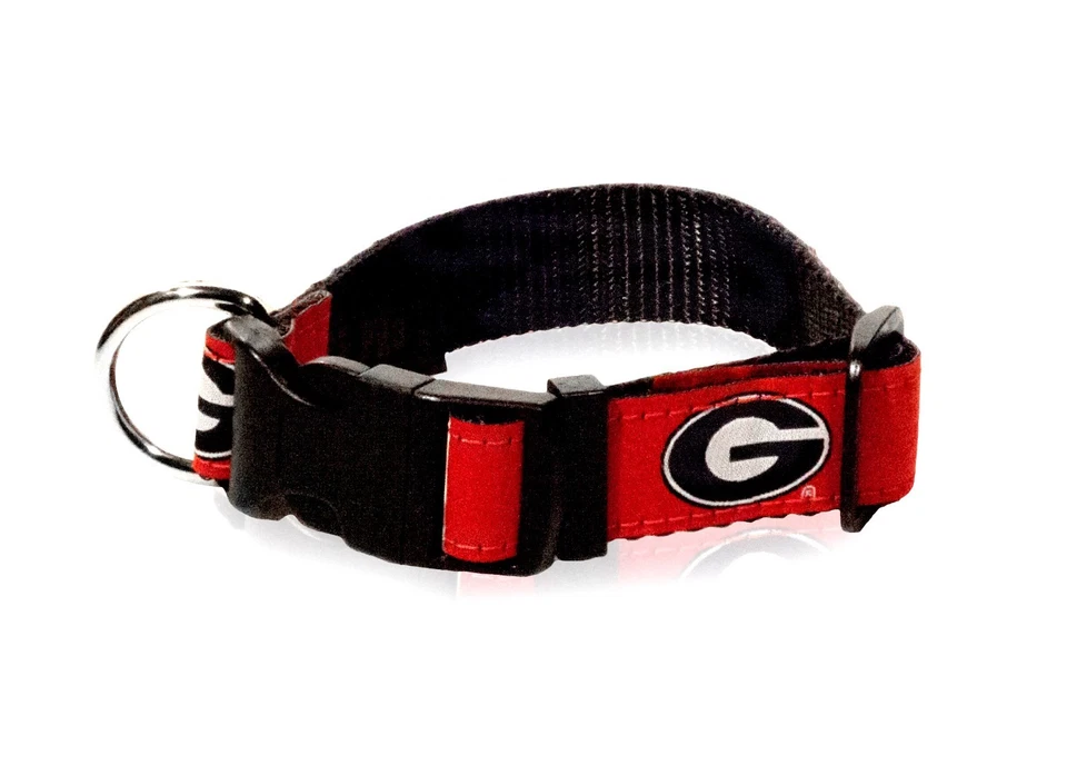 Zep-Pro Georgia Bulldogs Dog Collar -NCAA Licensed- Made in U.S.A. - 3 Sizes Pet - Image 2 of 2