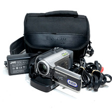 JVC GZ-MG275 40GB HDD Digital Video Camera Camcorder 10x Zoom  Dock - Tested 