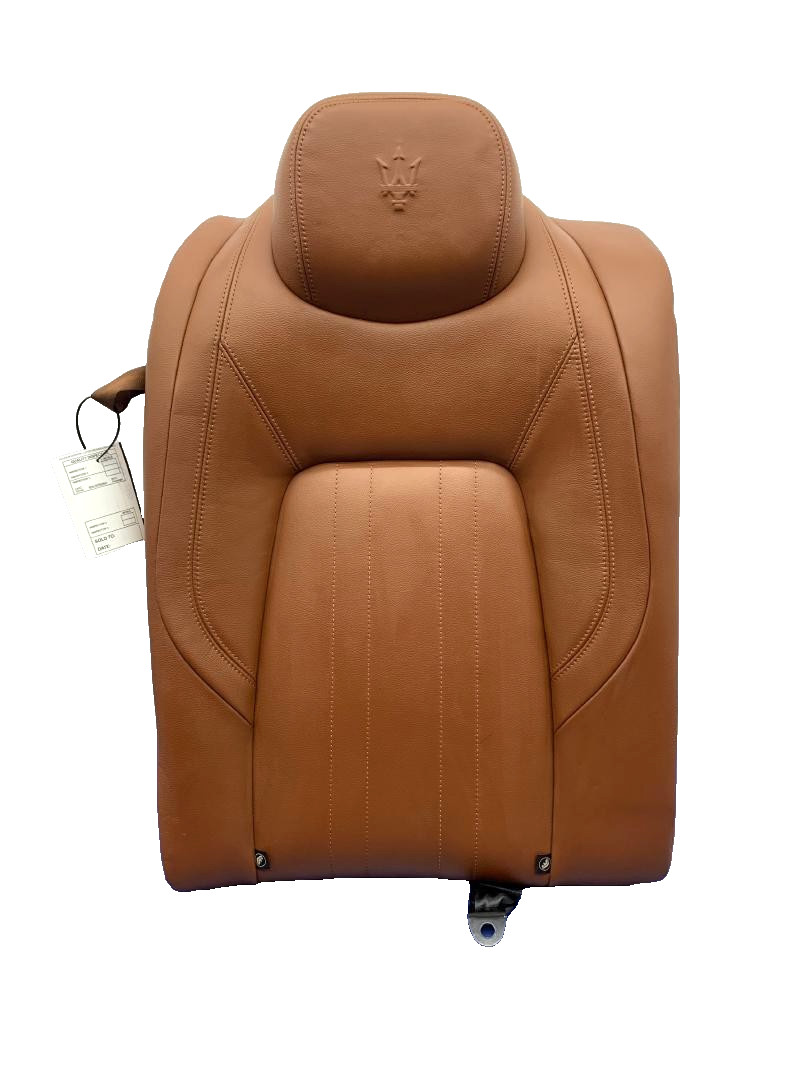 2014 - 2017 MASERATI GHIBLI M157 OEM RIGHT REAR UPPER BACKREST SEAT W/ HEADREST