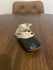   SINGLE  Edwardian Antique Baby Shoe Early 1900s Late 1800s Baby Shoes